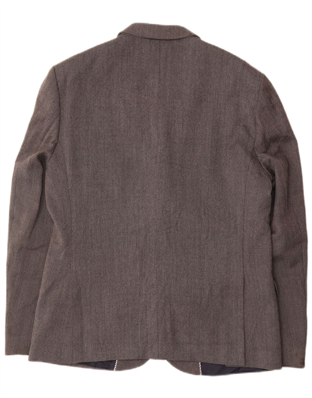 Marks & Spencer Męska marynarka slim fit z 2 guzikami, UK 42, duża, szara wełna