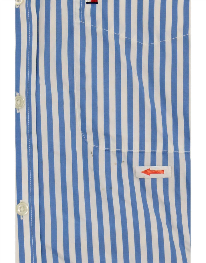 Koszula męska Tommy Hilfiger, bawełniana w średnie niebieskie prążki