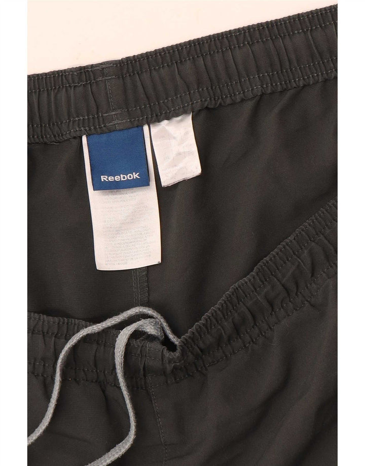 Męskie spodenki sportowe Reebok 2XL Czarny poliester z blokami kolorów