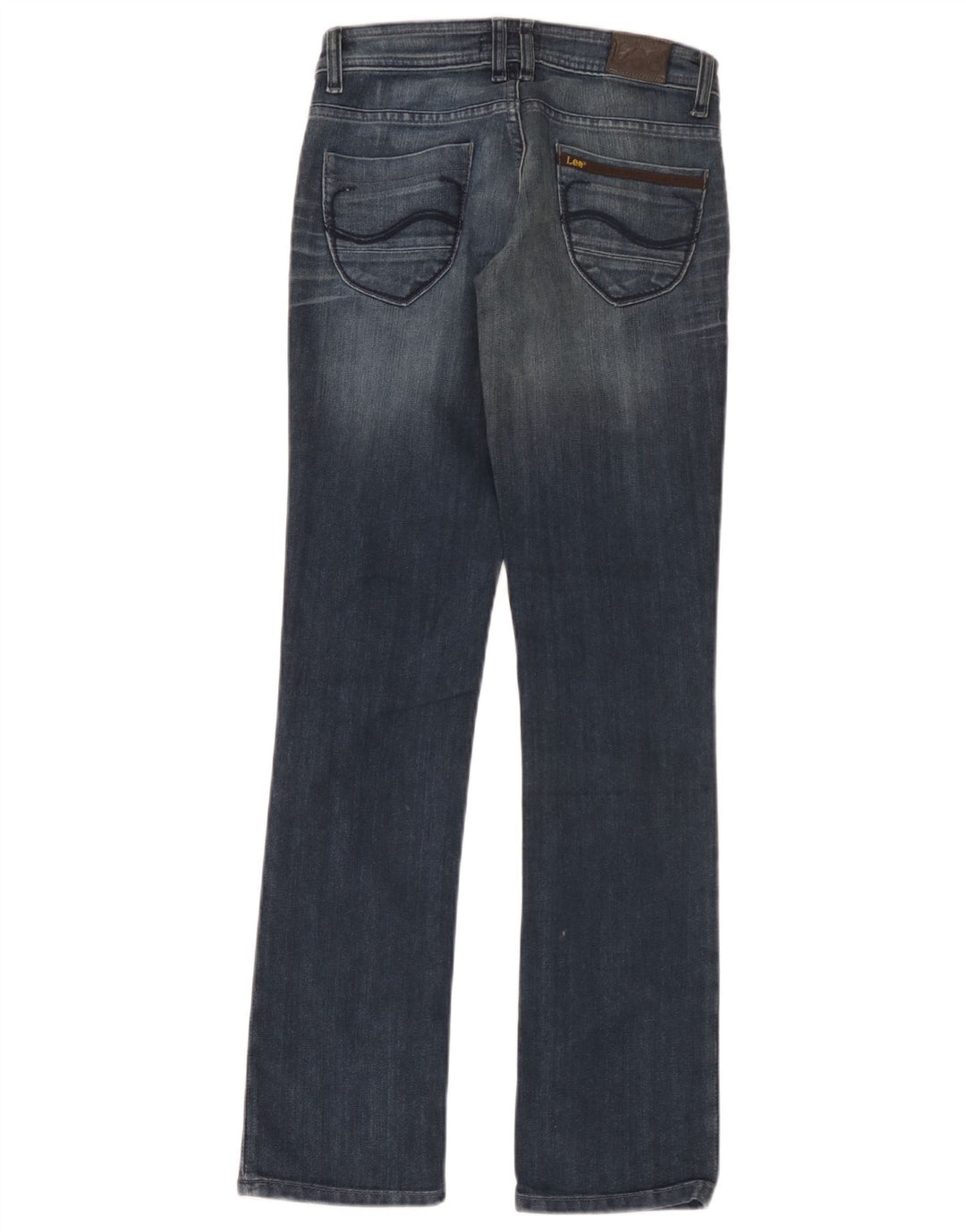 Damskie jeansy Lee Bootcut W26 L32 niebieskie