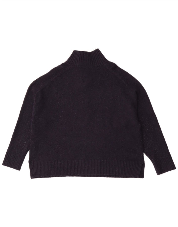 Damski sweter zapinany na guziki, duży, zapinany na guziki, Zara UK 16, duży, granatowy