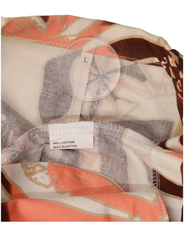 Damska marynarka VINTAGE UK 14 z dużym, wielobarwnym nadrukiem zwierzęcym