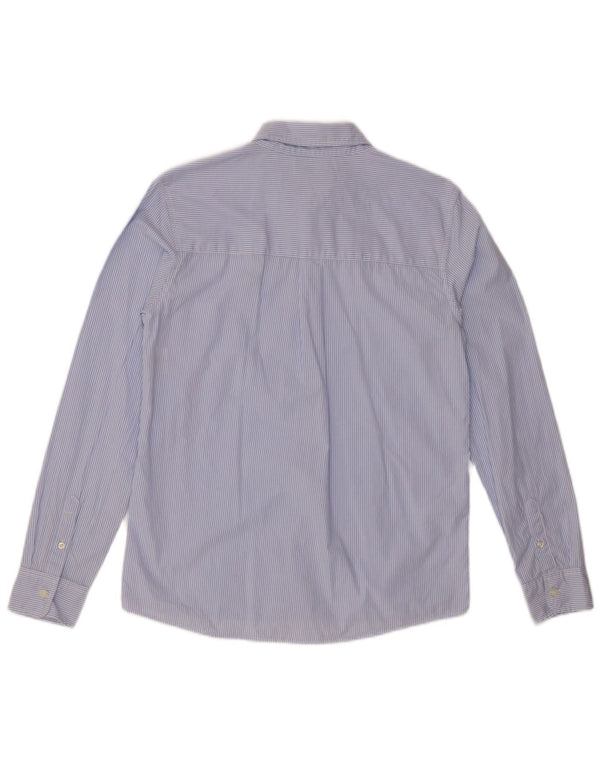 Koszula chłopięca BENETTON 13-14 lat, 3XL, niebieska, bawełniana w prążki