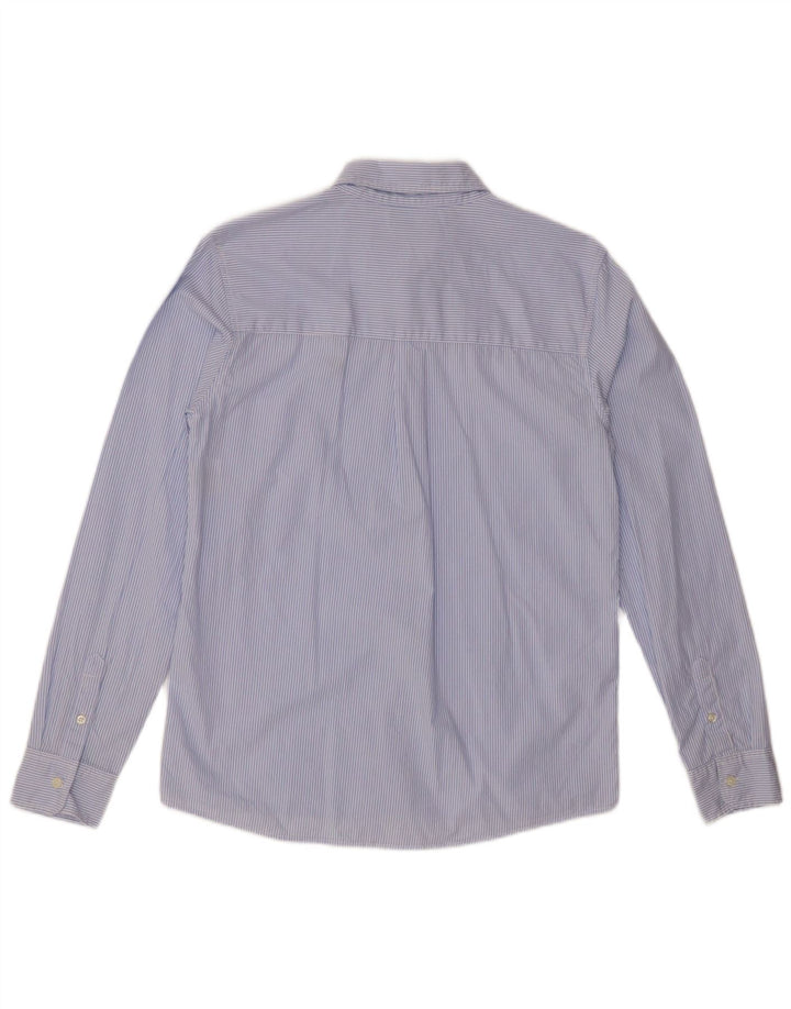 Koszula chłopięca BENETTON 13-14 lat, 3XL, niebieska, bawełniana w prążki