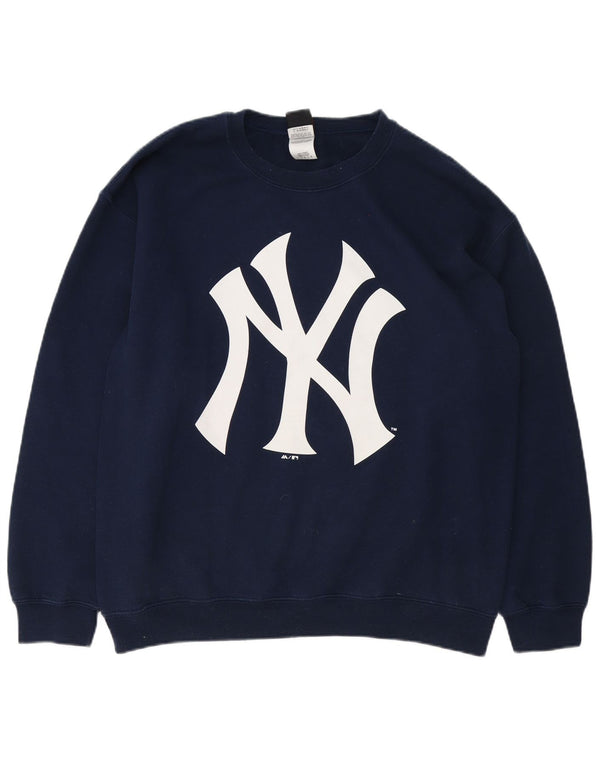 Męska bluza majestatyczna New York Yankees z grafiką, duża, granatowa