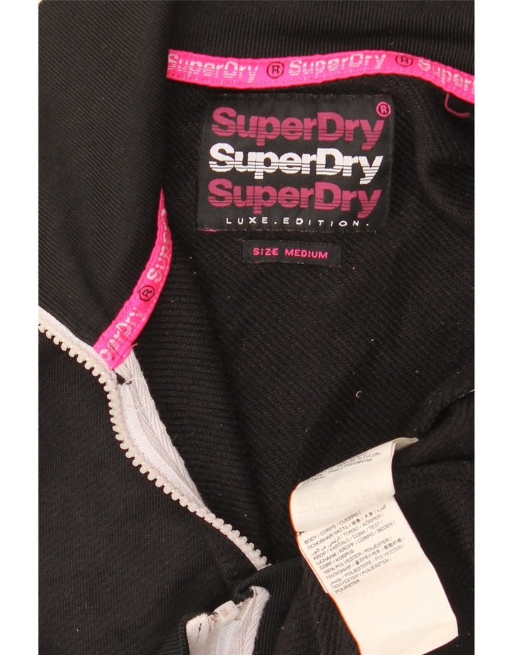 Damska kurtka dresowa SUPERDRY UK 14 w kolorze średniej czerni