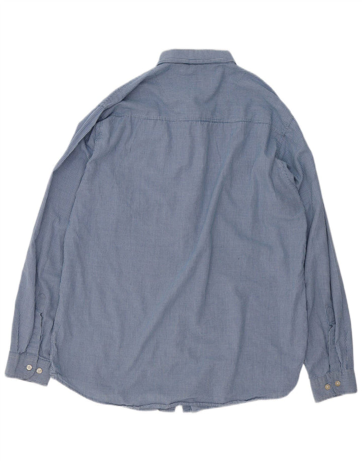 Koszula męska Levi's XL, niebieska bawełniana kratka