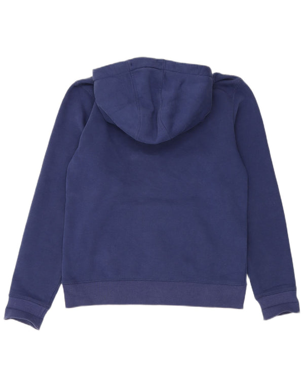 Damski sweter z kapturem w kształcie zwierząt, UK 14, duży, niebieski, bawełniany