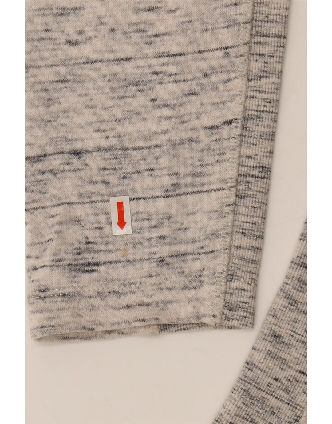 Damska bluza z kapturem i zamkiem CHAMPION UK 18 XL, szara, nakrapiana