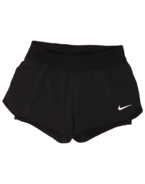 Damskie spodenki sportowe Nike Dri Fit UK 12, średni granatowy poliester
