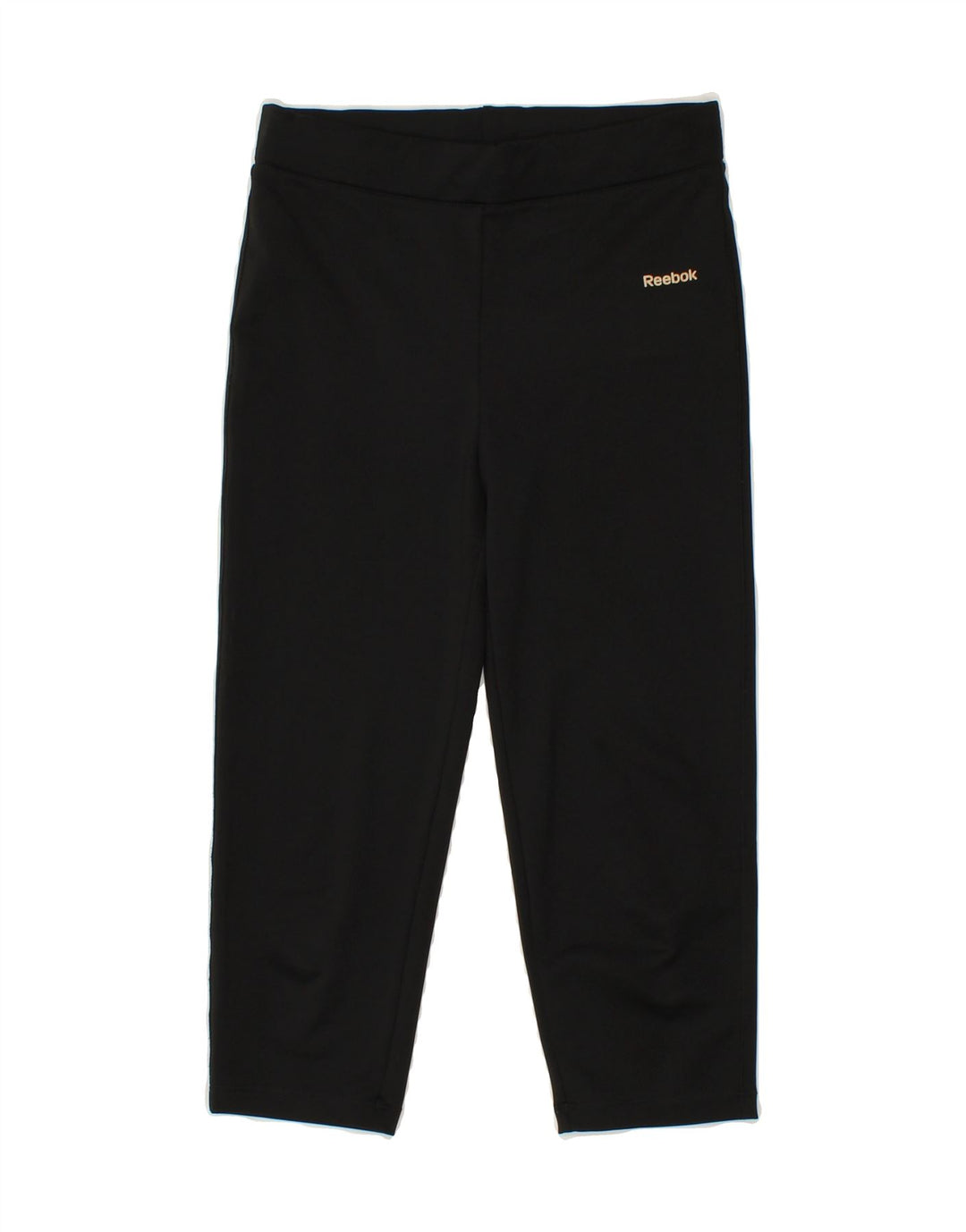 REEBOK Womens Capri Leggings IT 40 Small Black Vintage Reebok and Second-Hand Reebok from Messina Hembry 