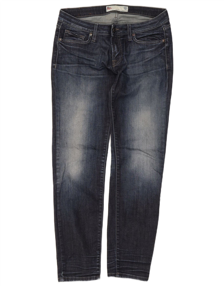 Damskie jeansy slim Roy Rogers W30 L28 Niebieskie bawełniane