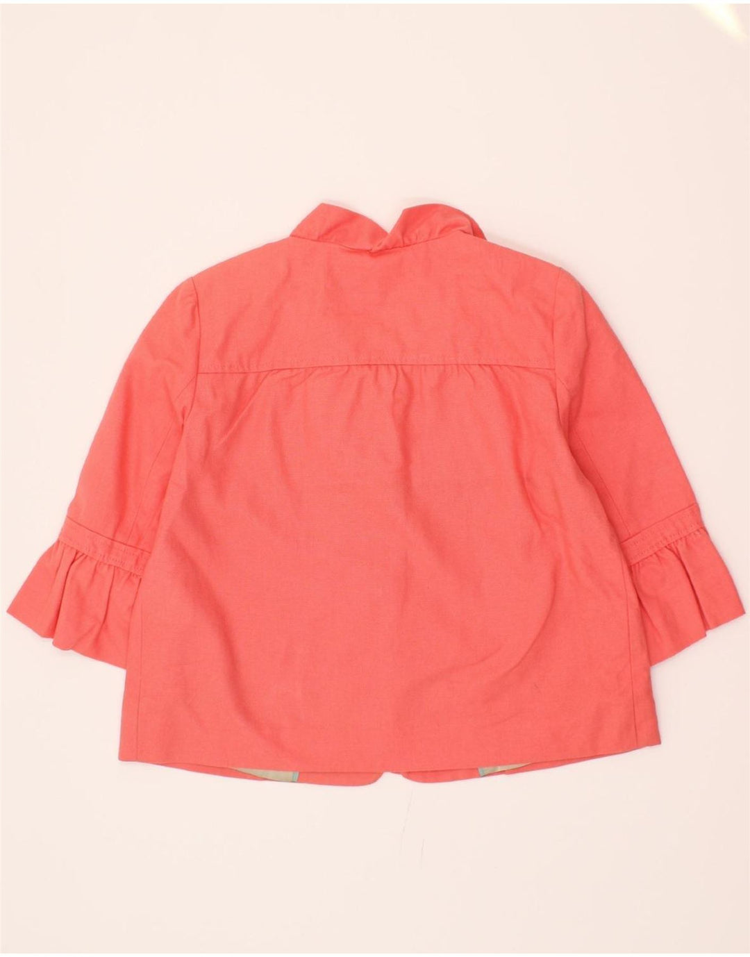 J. CREW Womens 3 Button 3/4 Sleeve Blazer Jacket UK 14 Medium Red Vintage J. Crew and Second-Hand J. Crew from Messina Hembry 