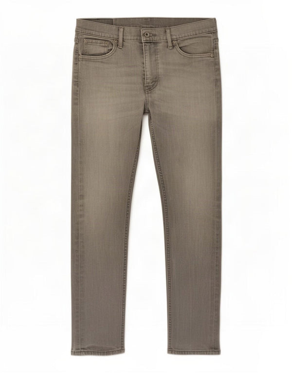Męskie jeansy Levi's Slim W30 L30 Szara bawełna