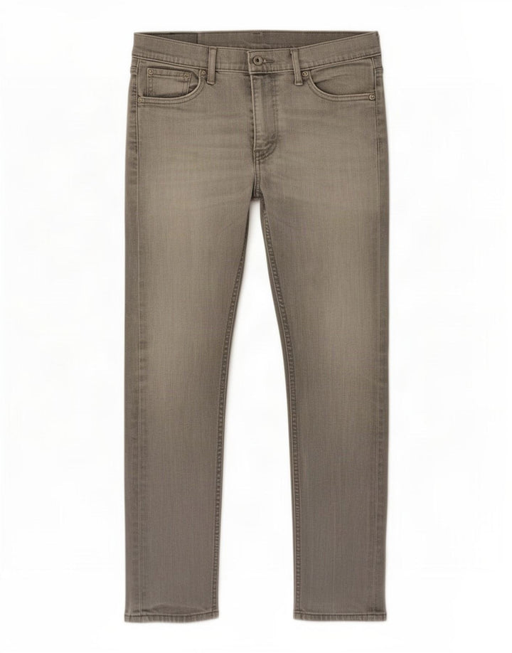 Męskie jeansy Levi's Slim W30 L30 Szara bawełna