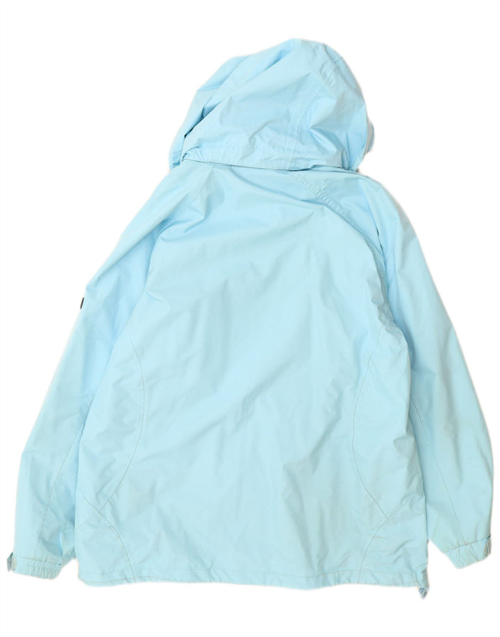 Damska kurtka przeciwdeszczowa z kapturem Helly Hansen UK 18 XL, niebieski poliester