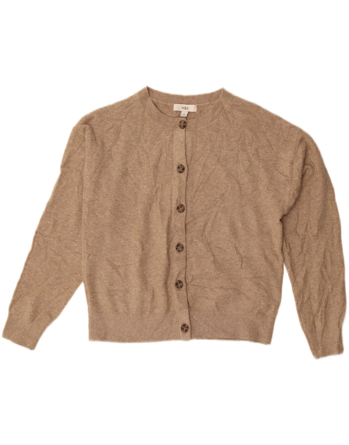 Marks & Spencer Damski sweter oversize UK 14 w kolorze średniego beżu