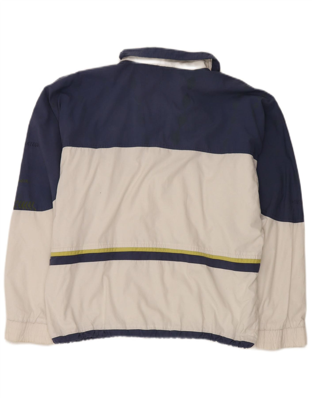 Męska kurtka dresowa Lotto, duża, biała, z blokami kolorów