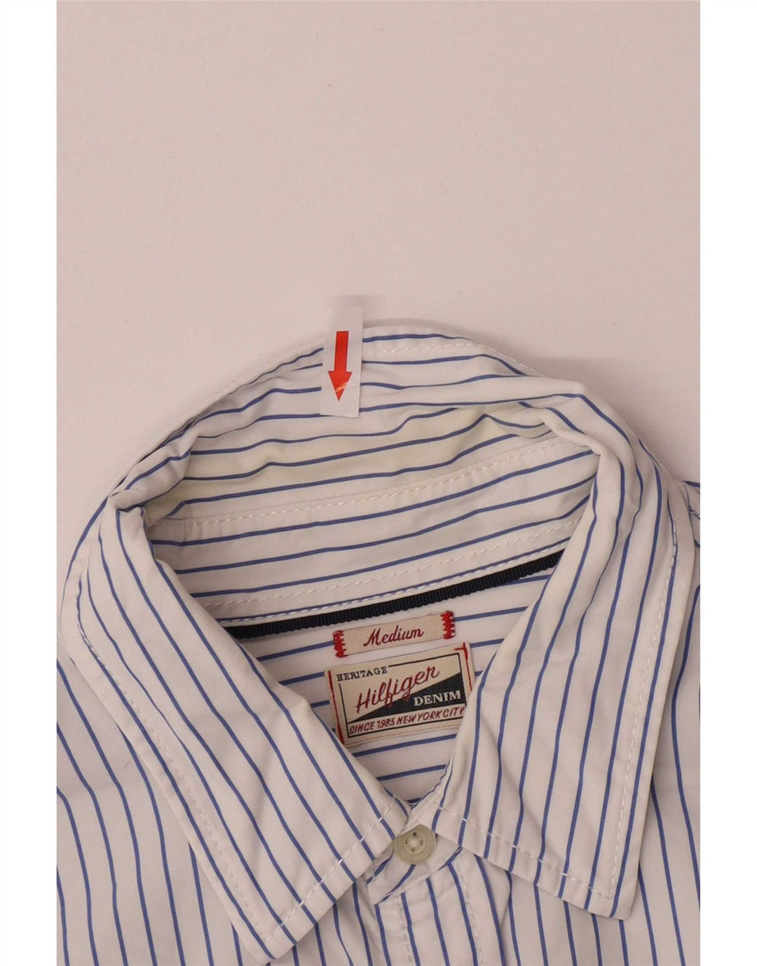 Koszula męska Tommy Hilfiger o regularnym kroju, bawełniana w średnie niebieskie paski