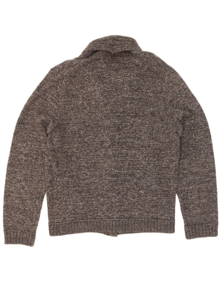 Męski sweter rozpinany Trussardi XL, szara, nakrapiana wiskoza