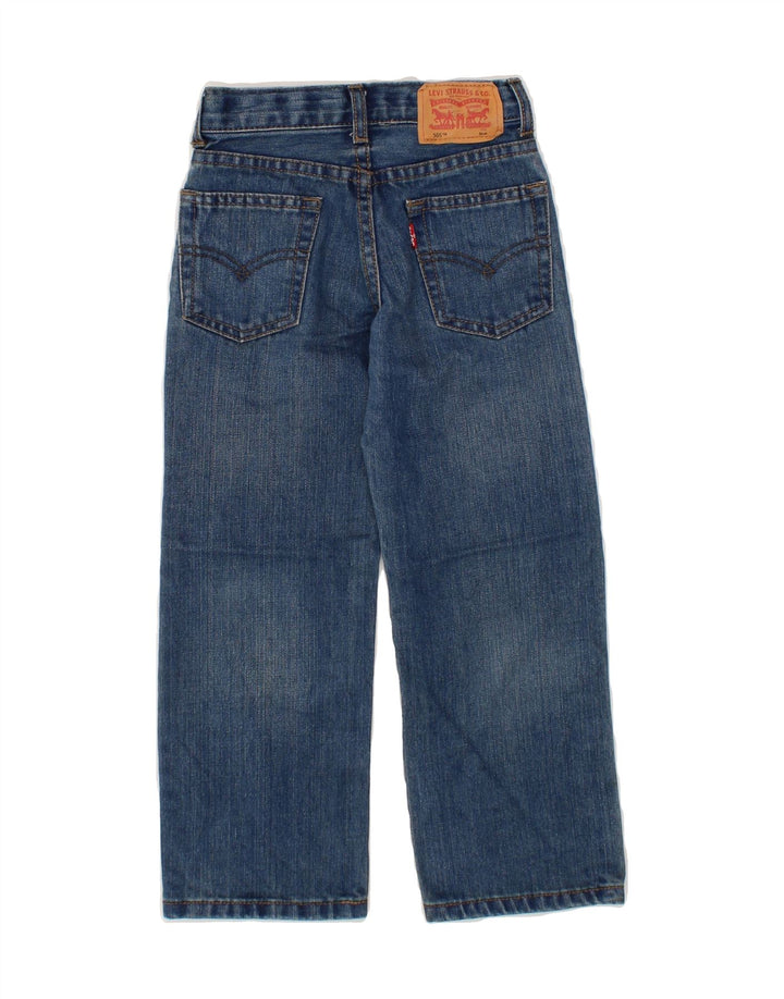 LEVI'S Boys 505 Regular Loose Jeans 6-7 Years W20 L18 Blue Cotton Vintage Levi's and Second-Hand Levi's from Messina Hembry 