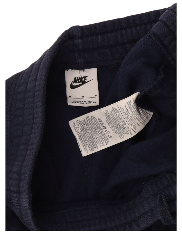Męskie spodnie dresowe Nike, joggery, średnie granatowe, bawełniane