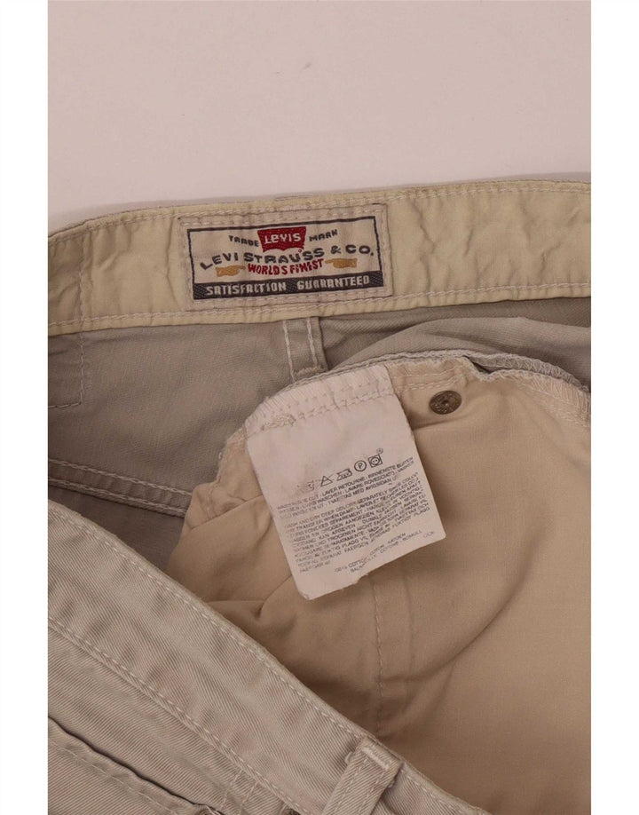 Męskie spodenki jeansowe Levi's Regular, duże W33 beżowe bawełniane