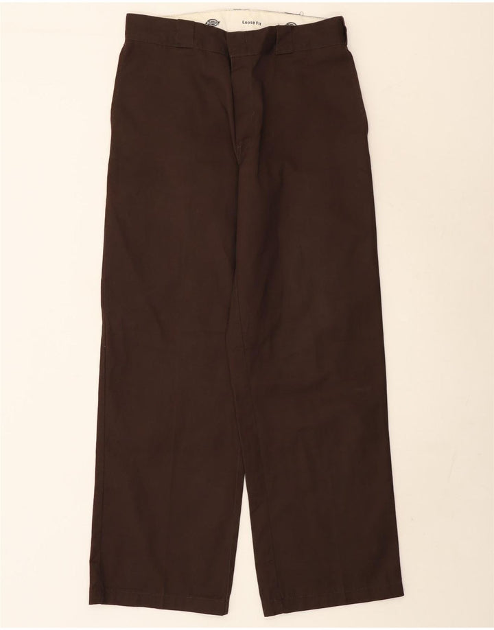 Męskie spodnie cargo o luźnym kroju Dickies W32 L32 Brązowy poliester