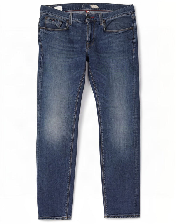 Męskie jeansy obcisłe Tommy Hilfiger W32 L32 Niebieskie bawełniane