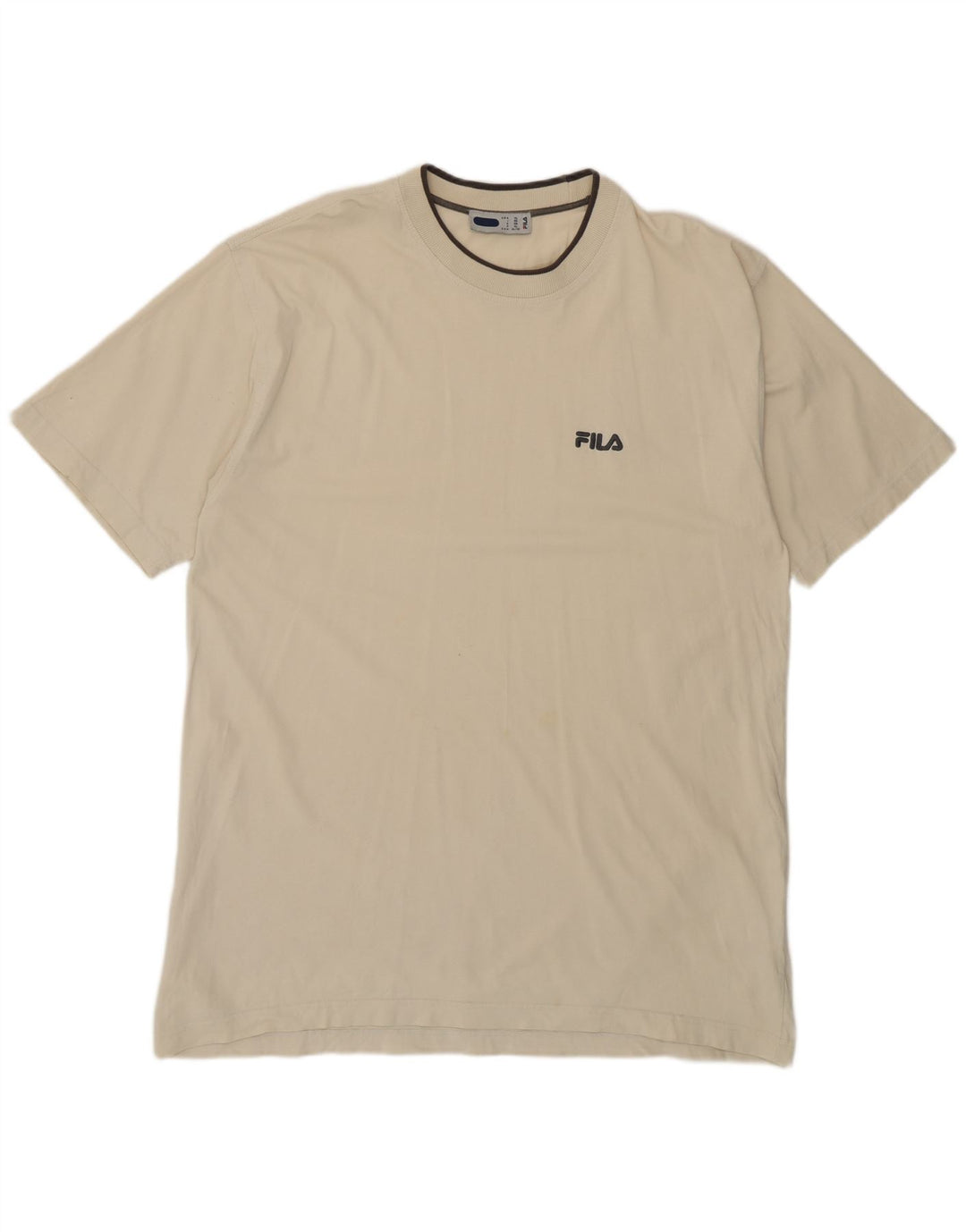 T-shirt męski Fila Top XL, beżowy, bawełniany