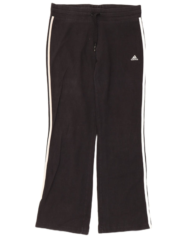 Damskie spodnie dresowe Adidas UK 16, duże, czarne, bawełniane