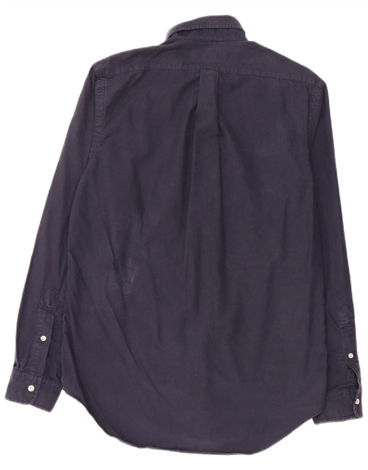 RALPH LAUREN Męska koszula, mała, granatowa, bawełniana