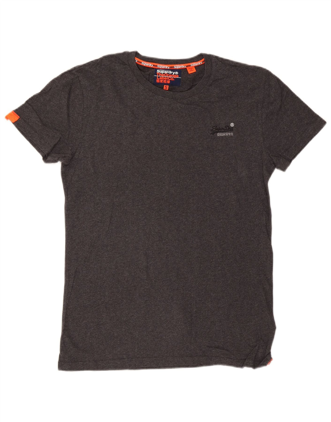 SUPERDRY Mens T-Shirt Top Small Grey Cotton Vintage Superdry and Second-Hand Superdry from Messina Hembry 