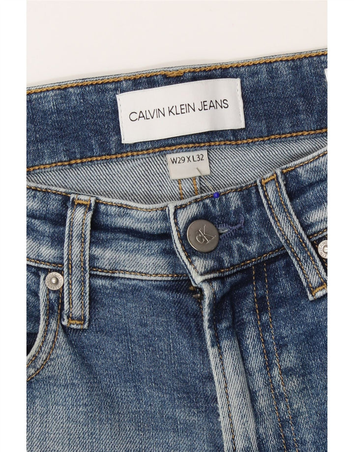 Męskie jeansy Calvin Klein w trudnej sytuacji W29 L28 Niebieska bawełna