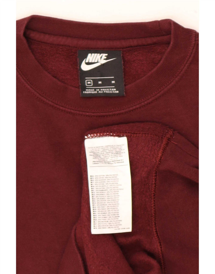 Męska bluza dresowa Nike, średnia, bordowa bawełna