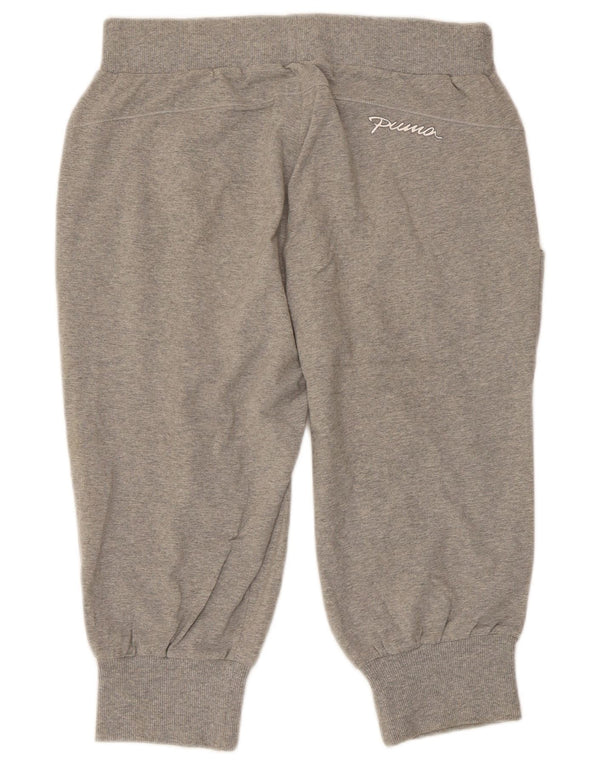 Damskie spodenki sportowe Puma Bermudy UK 14, duże, szare, nakrapiane, bawełniane