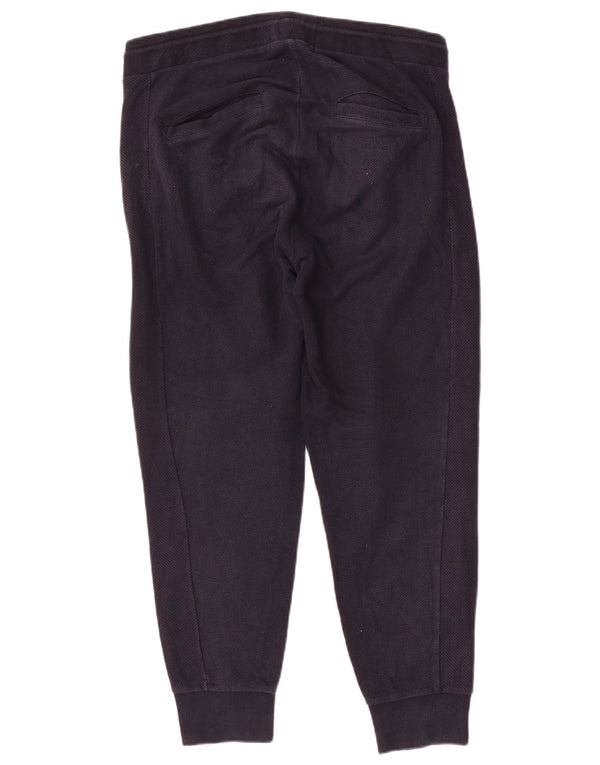 Męskie spodnie dresowe Zara Joggers, duże, granatowe, bawełniane