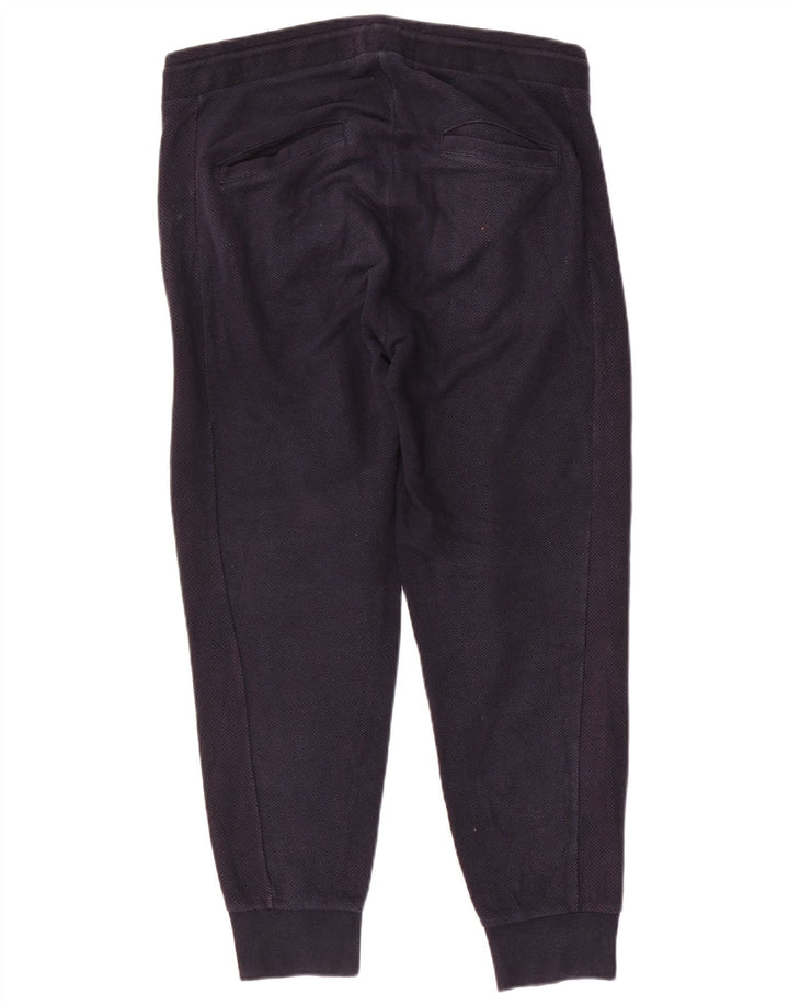 Męskie spodnie dresowe Zara Joggers, duże, granatowe, bawełniane