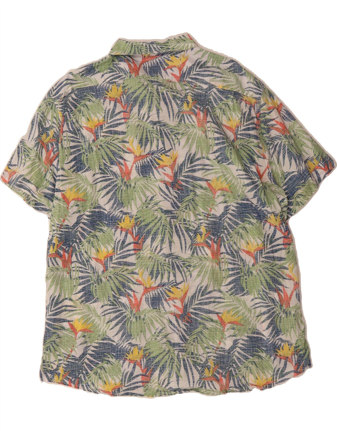 IZOD Mens Salt Water Abstract Pattern Short Sleeve Shirt 2XL Green Vintage Izod and Second-Hand Izod from Messina Hembry 