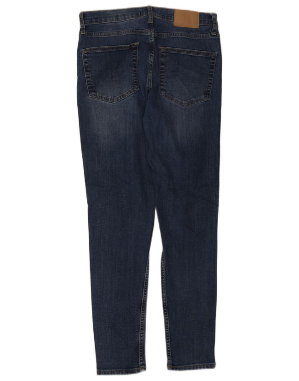Damskie jeansy obcisłe French Connection UK 12 Medium W30 L28 Niebieska bawełna
