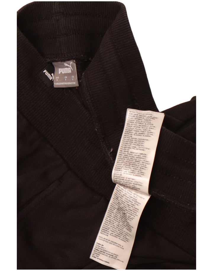 Męskie spodnie dresowe Puma, małe, czarne, bawełniane