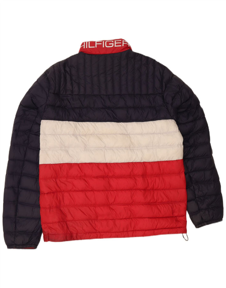Męska ocieplana kurtka Tommy Hilfiger UK 38 w kolorze średniego granatu