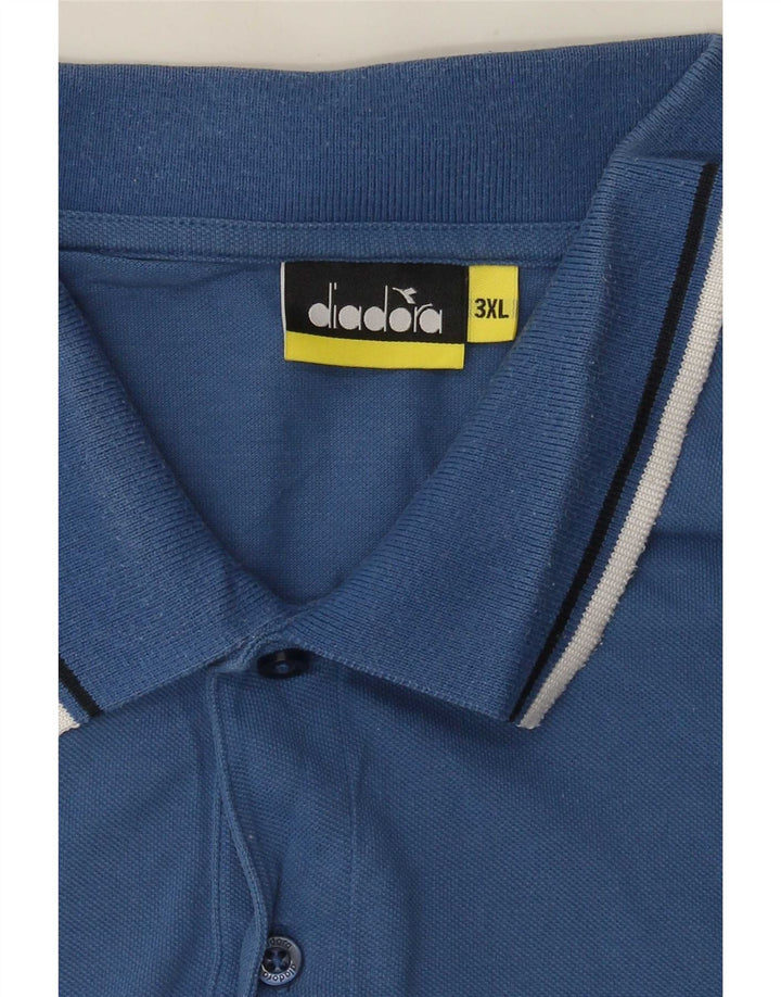 Męska koszulka polo Diadora 3XL w niebieskie paski