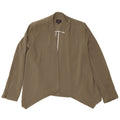 Marks & Spencer Damski kardigan Top UK 10, mały, khaki, poliester