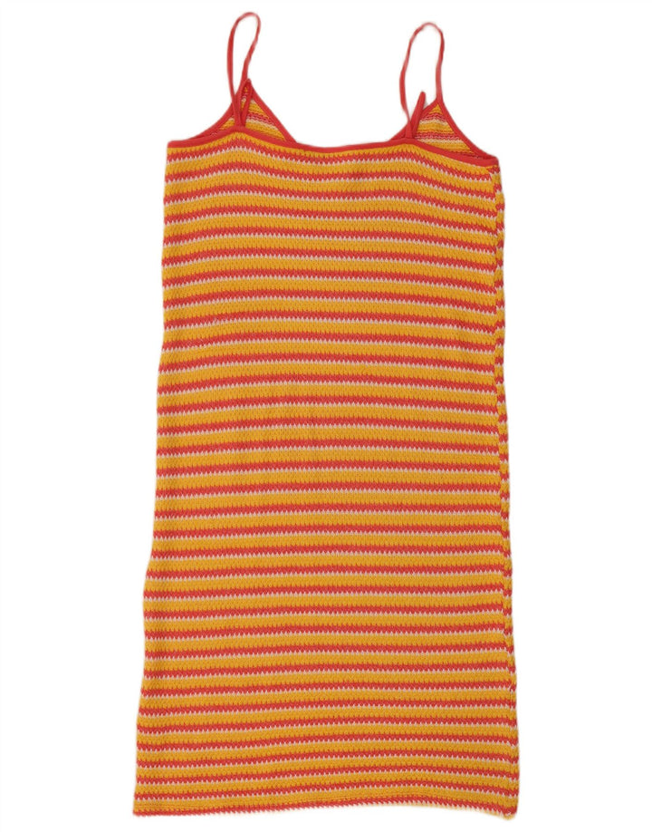 Damska sukienka Zara Sundress UK 12 w średnie żółte paski