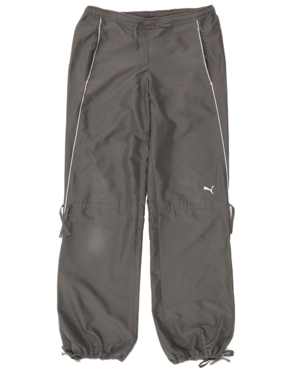 Damskie spodnie dresowe Puma Joggers UK 10 Small Szary Poliester