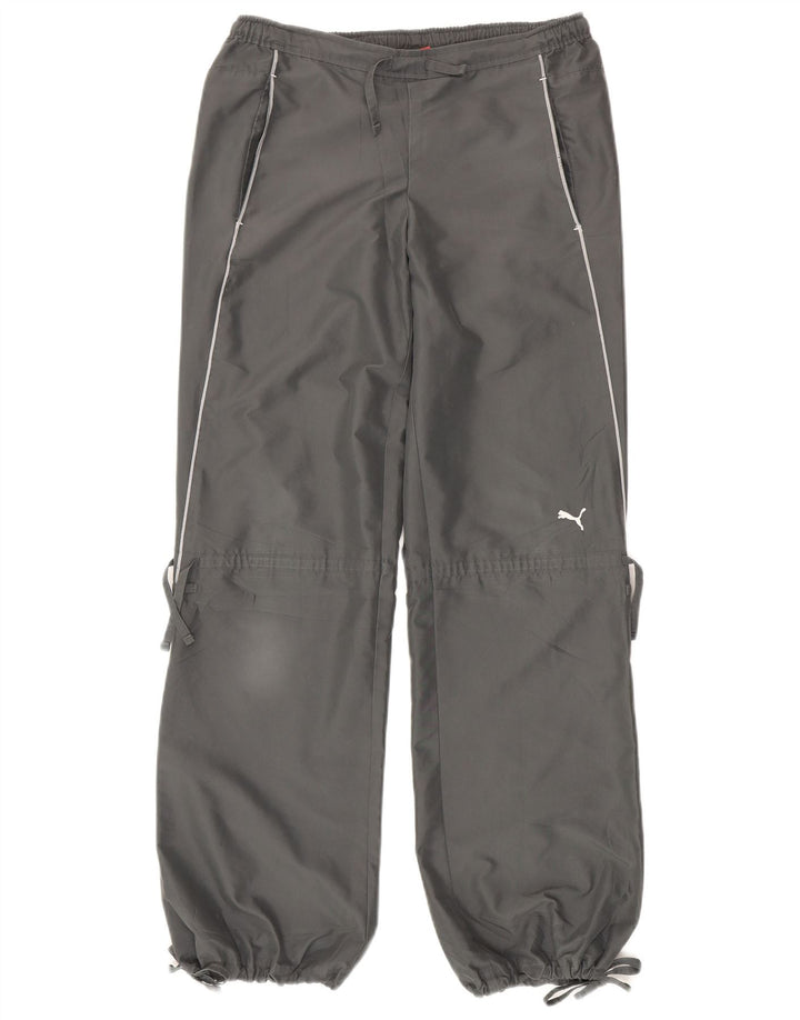 Damskie spodnie dresowe Puma Joggers UK 10 Small Szary Poliester