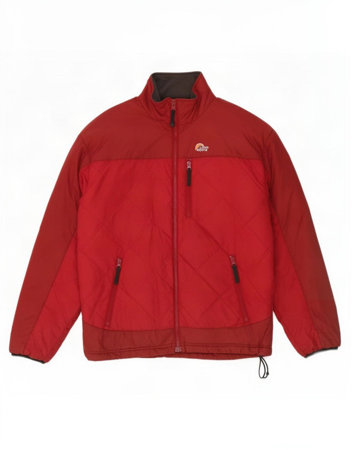 Męska ocieplana kurtka Lowe Alpine UK 38 Nylon w kolorze średniej czerwieni