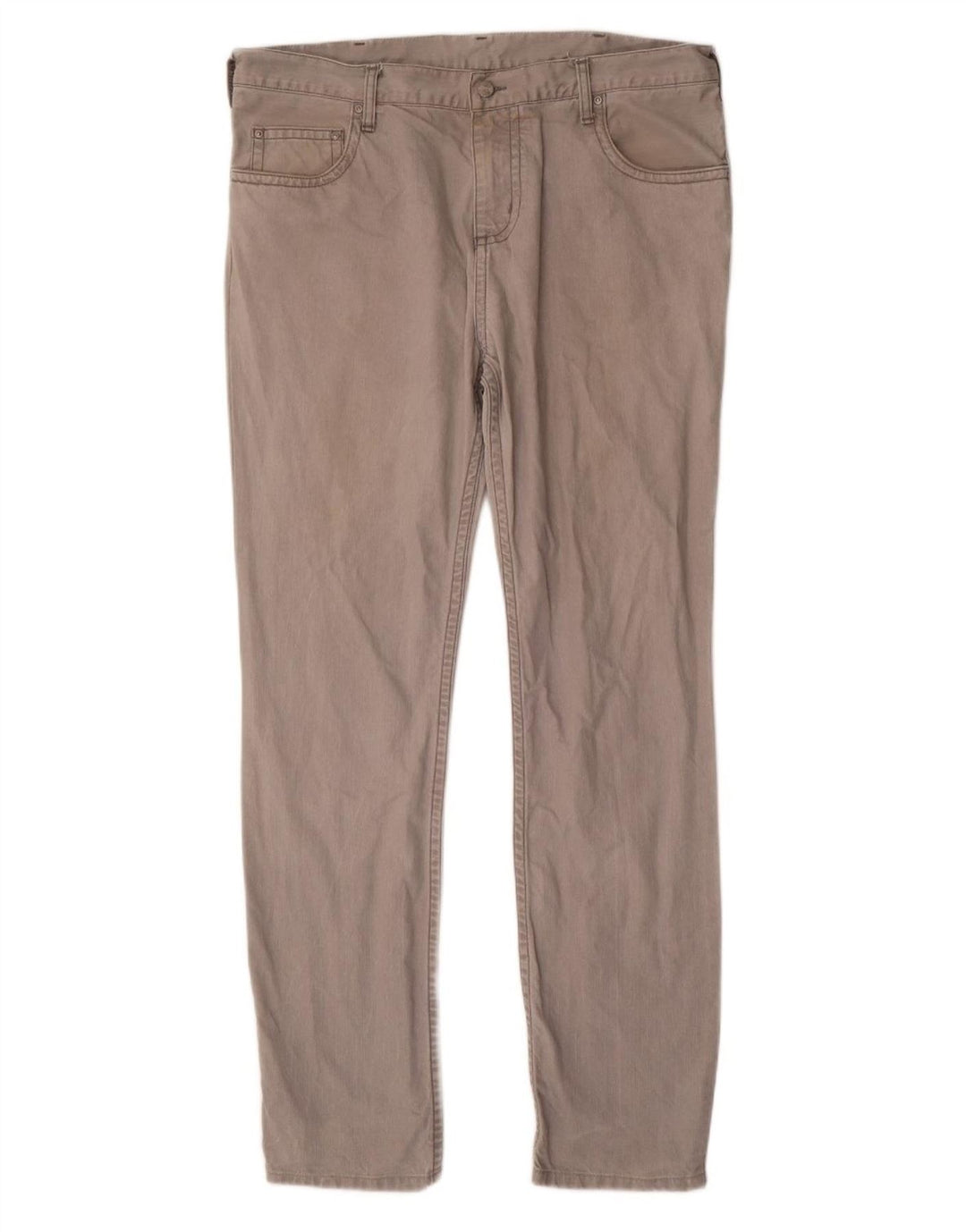 Męskie spodnie typu slim casual CARHARTT W36 L34 Szara bawełna