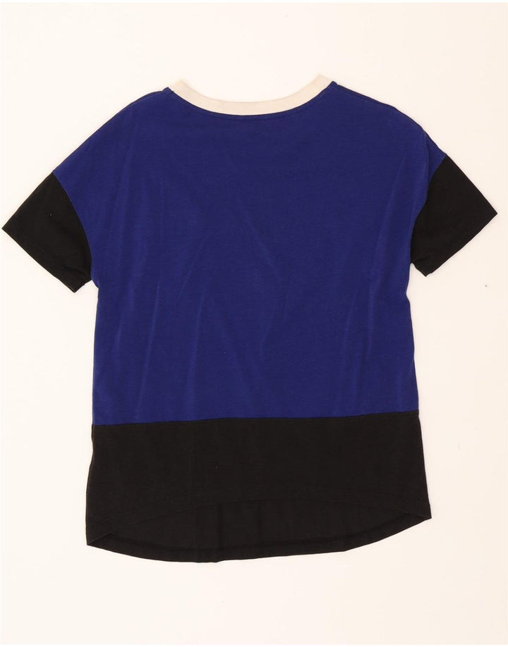 NIKE Mens T-Shirt Top Small Blue Colourblock Vintage Nike and Second-Hand Nike from Messina Hembry 